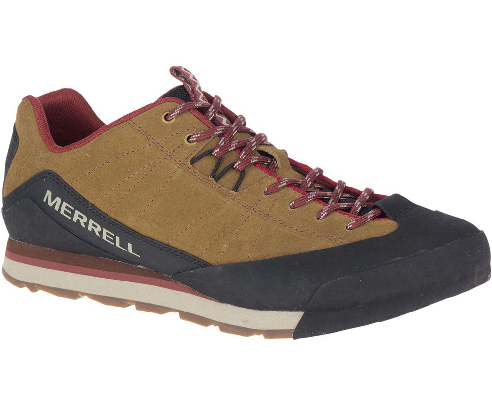 Buty Sportowe Merrell Męskie Brązowe/Czarne - Catalyst Suede - 275183-JUP